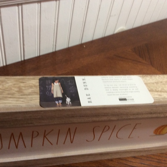 Rae Dunn PUMPKIN SPICE Box Sign - Picture 2 of 6